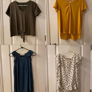 Lot of 4 Loft Tops